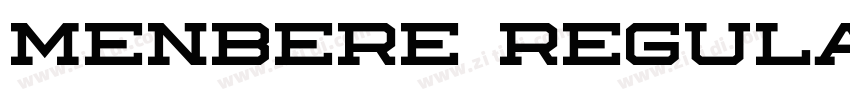 Menbere Regular字体转换 Menbere Regular字体转换